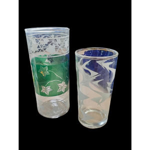 2 Vintage Drinking Jelly Jars